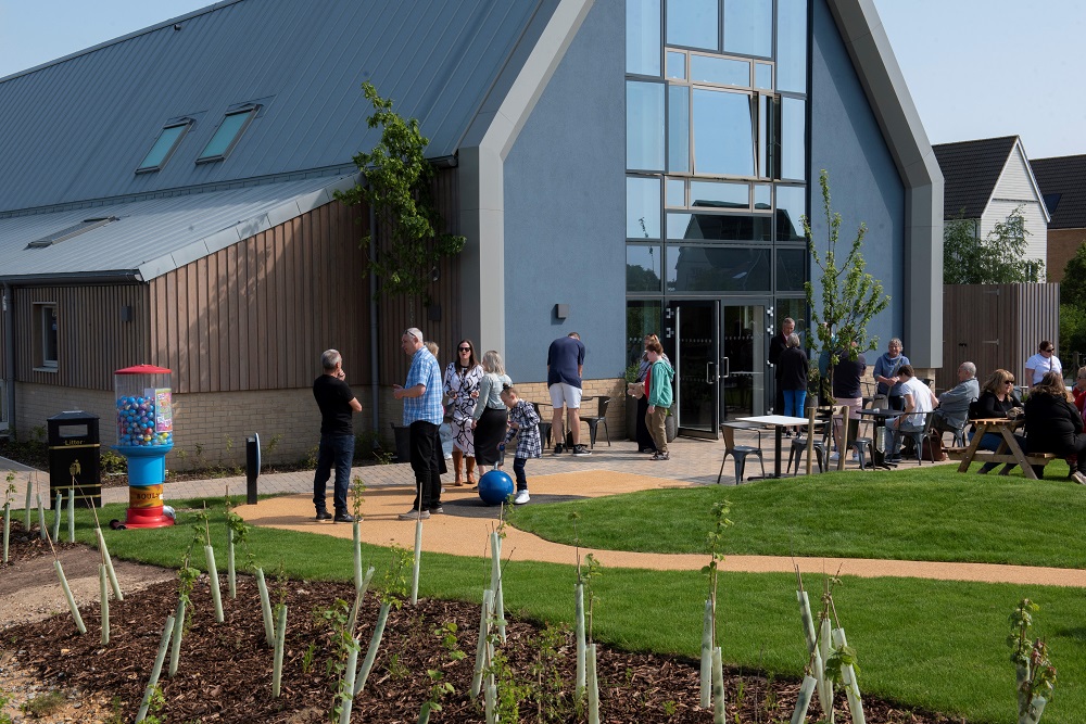 Celebration at official handover of Stanway Community Centre